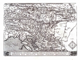 ORTELIUS, ABRAHAM: KARTA SLAVONIJE, HRVATSKE, KRANJSKE, ISTRE I BOSNE